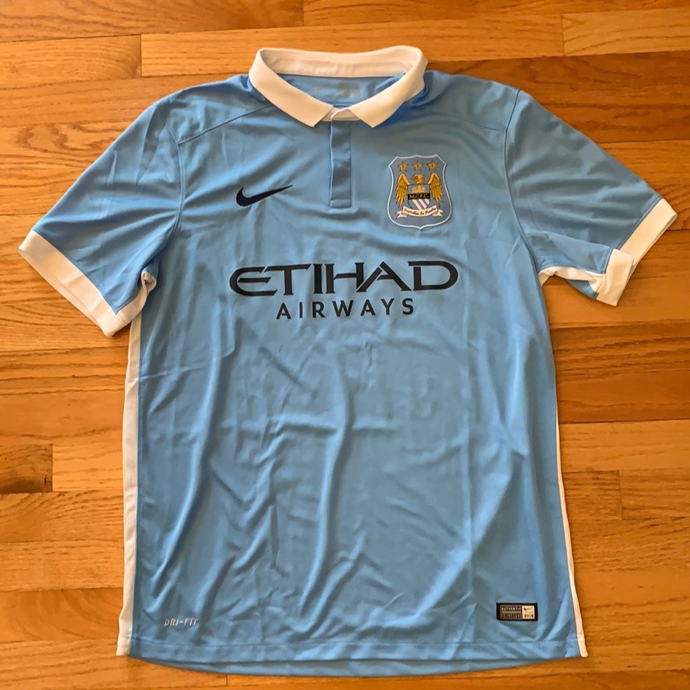 NIKE soccer jersey, Manchester City, men’s large